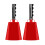 Durable 10Inch Handheld Cheer Bell Perfect For-Red 2 pieces 1