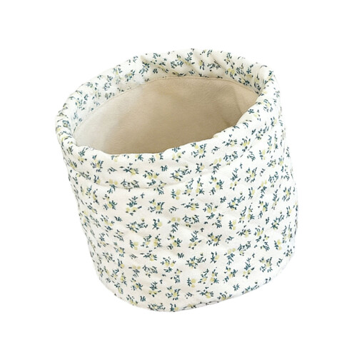 Stilvolle runde Make-up-Organizer mit hübschen Blumenmustern-A
