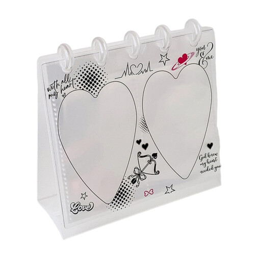 3-Zoll-Fotokartenhalter-Displayständer,-einfache Liebe