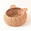 Wall Mounted Floating Shelf for Plant Figurines Display, Rattan 6
