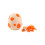 3D Printed Dinosaur Eggs with Dinosaur Inside Dinosaur Eggs-A 5 1