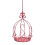 Decorative Iron Plant Holder Hanging Planter Hanging-Pink. 1