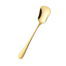 Multipurpose Stainless Steel Spoon Ideal For Ice Cream-Gold