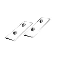 Zeitgenössische Acrylständer, 2 Stück, ideal für die-Klar