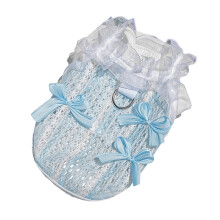 Schönes, ausgehöhltes Haustierkleid, leichte-Blau M