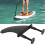 3Pcs Replacement Surf Fin 14.5x20x2.5cm Black 9