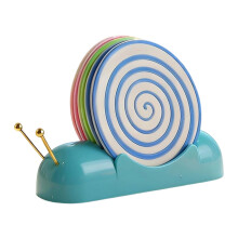Novelty Snail Themed Drink Holders In Multiple Color-Blue 1