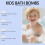 Colorful Bath Bubble Bombs For Youngsters Each Holds A Cute 5