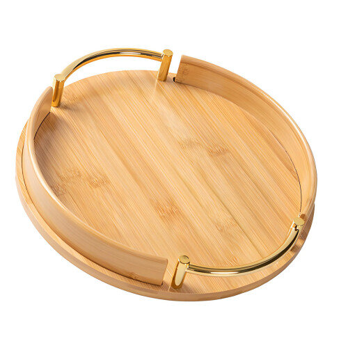 Sturdy Handcrafted Bamboos Tea Board With Smooth Surfaces For