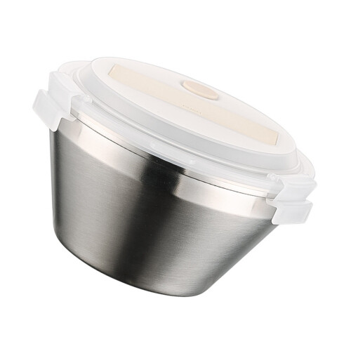Practical Double Wall Stainless Steel Food Container Multiple