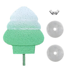 Easy To Install Bird Perch Chew Toy NonToxic Resins For-Green