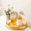 Sturdy Handcrafted Bamboos Tea Board With Smooth Surfaces For 5