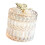 Stylish Butterfly Themed Glass Container With Smooth Surfaces-S 1