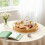 Sturdy Handcrafted Bamboos Tea Board With Smooth Surfaces For 7
