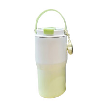 Flacons isolés par acier antirouille de gradient-Vert 900ml