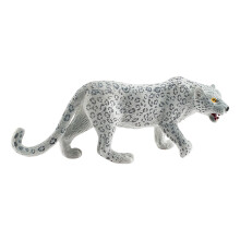 Leoparden-Figur, PVC-Tiermodell,-brüllender Schneeleopard