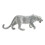 Leoparden-Figur, PVC-Tiermodell,-brüllender Schneeleopard 1