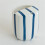 Heat Resistant Ceramic Mug Nonslip Handheld Cup-striped blue 6