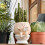 Artistic Recycled Toilet Shape Flower Container Resin Texture 4