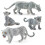 Snow Leopard Mini Model Perfect For Home-Littlesnowleopard 3