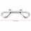 77mm Silver 3.0in Stainless Double-Ended Clip Hook 2