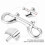 77mm Silver 3.0in Stainless Double-Ended Clip Hook 7