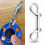 77mm Silver 3.0in Stainless Double-Ended Clip Hook 14