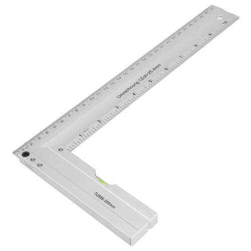 300mm Aluminium Thickened 90 Right Angle Ruler 2