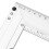 300mm Aluminium Thickened 90 Right Angle Ruler 6