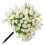 Artificial Morning Glory Plant with Ground Stake Weather-White 1