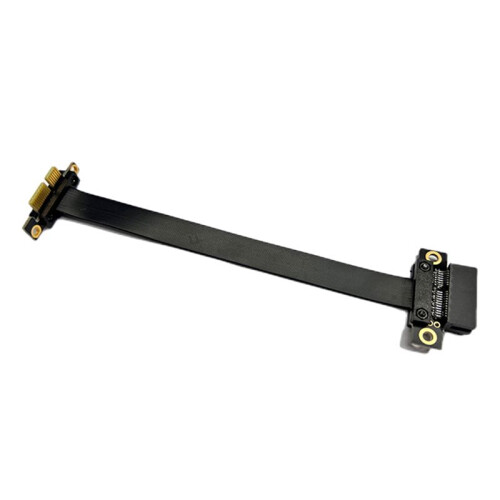 Full Speed 3.0 PCIE X1 Adapter Cable 90  Card Extension Cable PCI-Express Shielded Extender for GPU 15CM