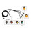 Three Mode Ebike Controller 24V/36V/48V with S866 LCD Color Display Waterproof Connector 1000W Motor Conversion Parts,B 10