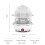 Electric Egg Cooker Double-Layer Multi-Function Egg Cooker Corn Milk Quick Breakfast Egg Steamer -US Plug 9