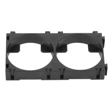 Two-Cell 26650 Battery Bracket 56.5x29x8.7mm Black