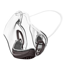 Sportmask med ansiktsskydd, ultrakomfortabel ventilation med sprickskyddande polykarbonat, praktisk och klar att använda för skydd inomhus och