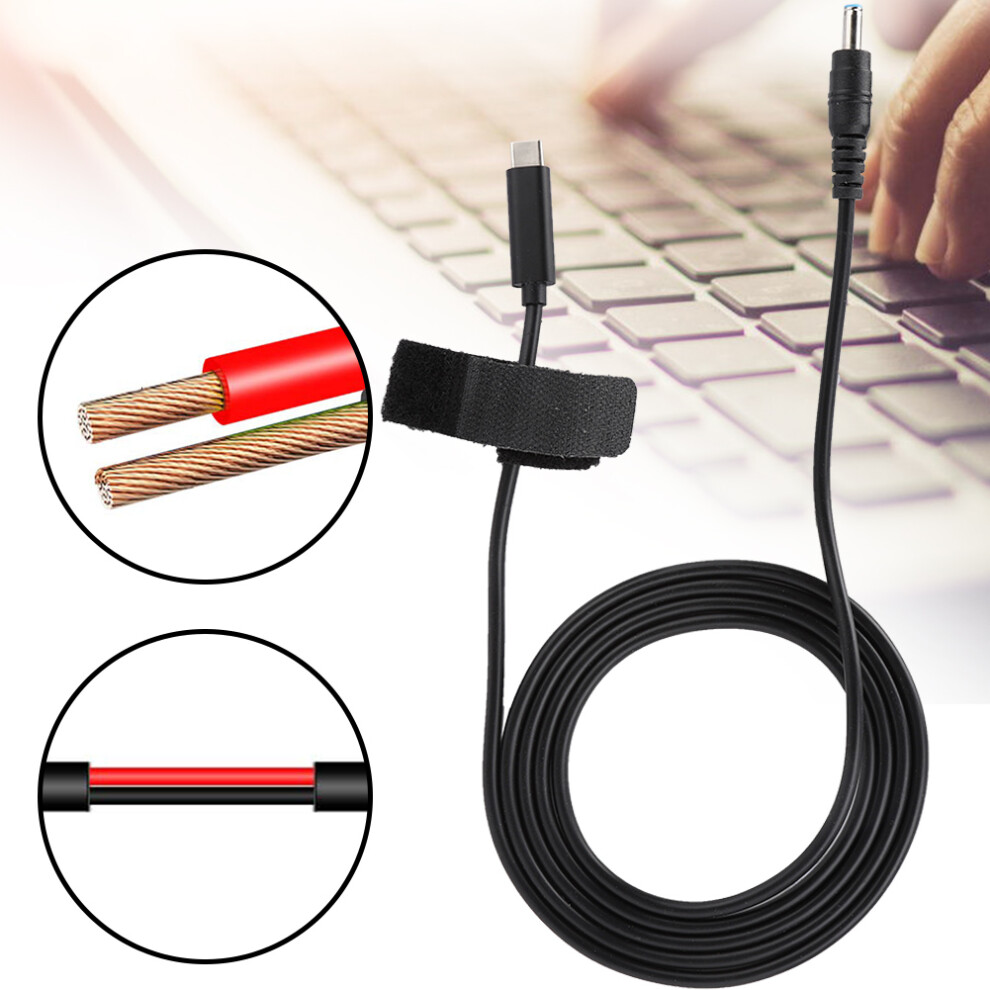 Usb-C 4.5X3.0mm Dc Cable 19V 65W Pd Induction Chip 8411393793639