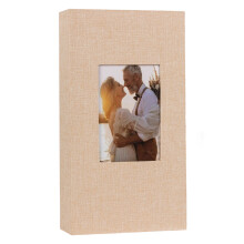 Kleines Mini-Fotobuch mit Leineneinband, Fotoalbum, 10 x 15-1
