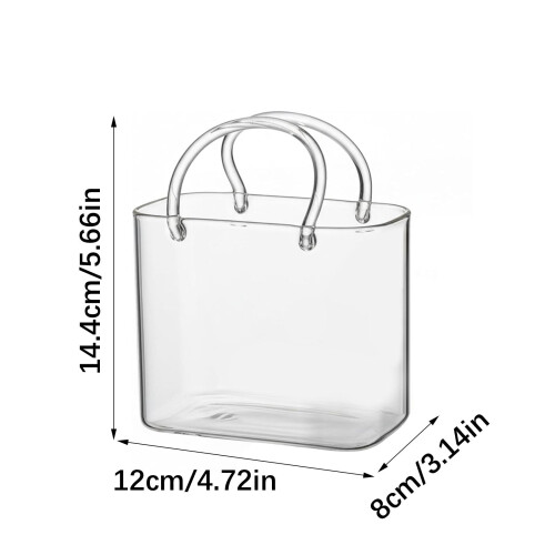 Practical 780ml Clear Glass Juice Bucket Suitable for-2 1
