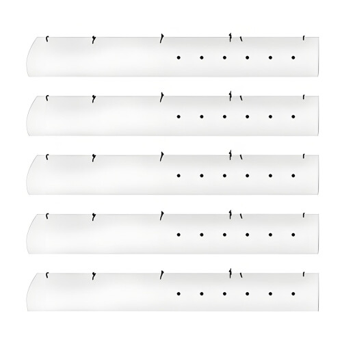 5Pcs Tree Seedling Sapling Grow Tube Vented Seedling- 36in 1