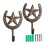 Practical Metal Wall Hook In Western Star Designs Organizers For 1
