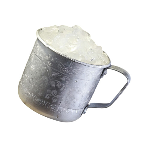Delicate Engraved Tin Moscow Cup Elegant Engraved Barwares-A