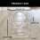 Stylish Clear Glass Drinkware 720Ml Feature Elegant-purple1 bow 4