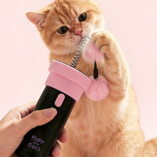 Teaser de jouet de chasseur de chat activé par mouvement 1