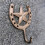 Practical Metal Wall Hook In Western Star Designs Organizers For 4