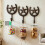 Practical Metal Wall Hook In Western Star Designs Organizers For 6