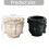 Creative Buddhas Statue Flowerpot Handicrafts Green-Beige 4
