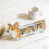Klarer Acryl-Hunde-Memory-Rahmen, 3 Abschnitte, dekorativer-2 7