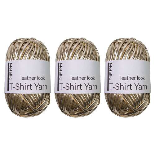 3 Rolls Glittering Braiding Yarn 32.8Yard Each Metallic-01