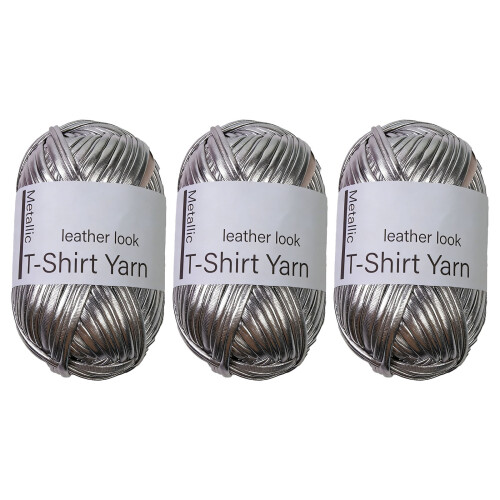 3 Rolls Metallic Vlechtkoord Polyester Breidraad 32.8 Yard-11