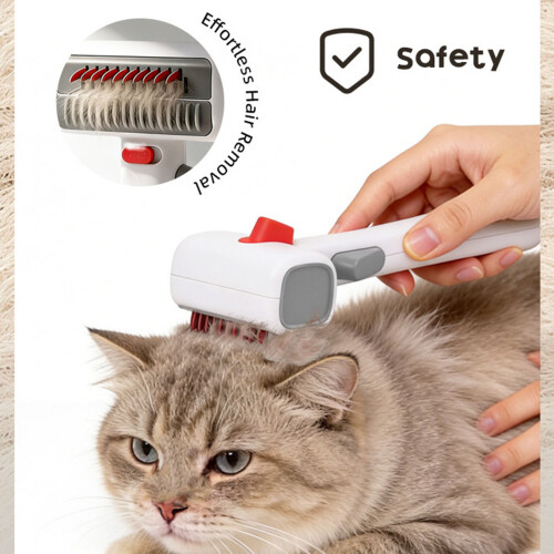 MultiPurpose Dog Cats Detangling Comb With Stainless Steel Pin 1